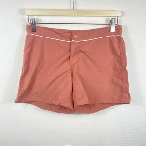 Patagonia Women's Shorts Size 2 Orange Nylon Outdoors‎ Swim